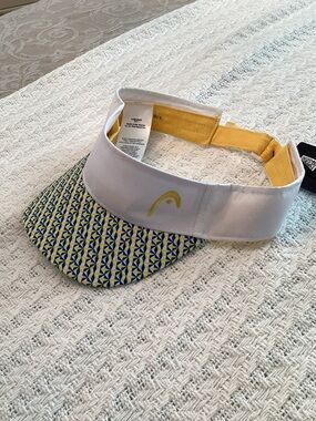 NWT women’s Head Golf Sun Visor blue and yellow